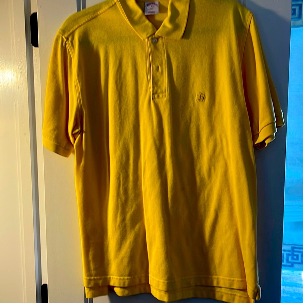Light orange Brooks Brothers polo